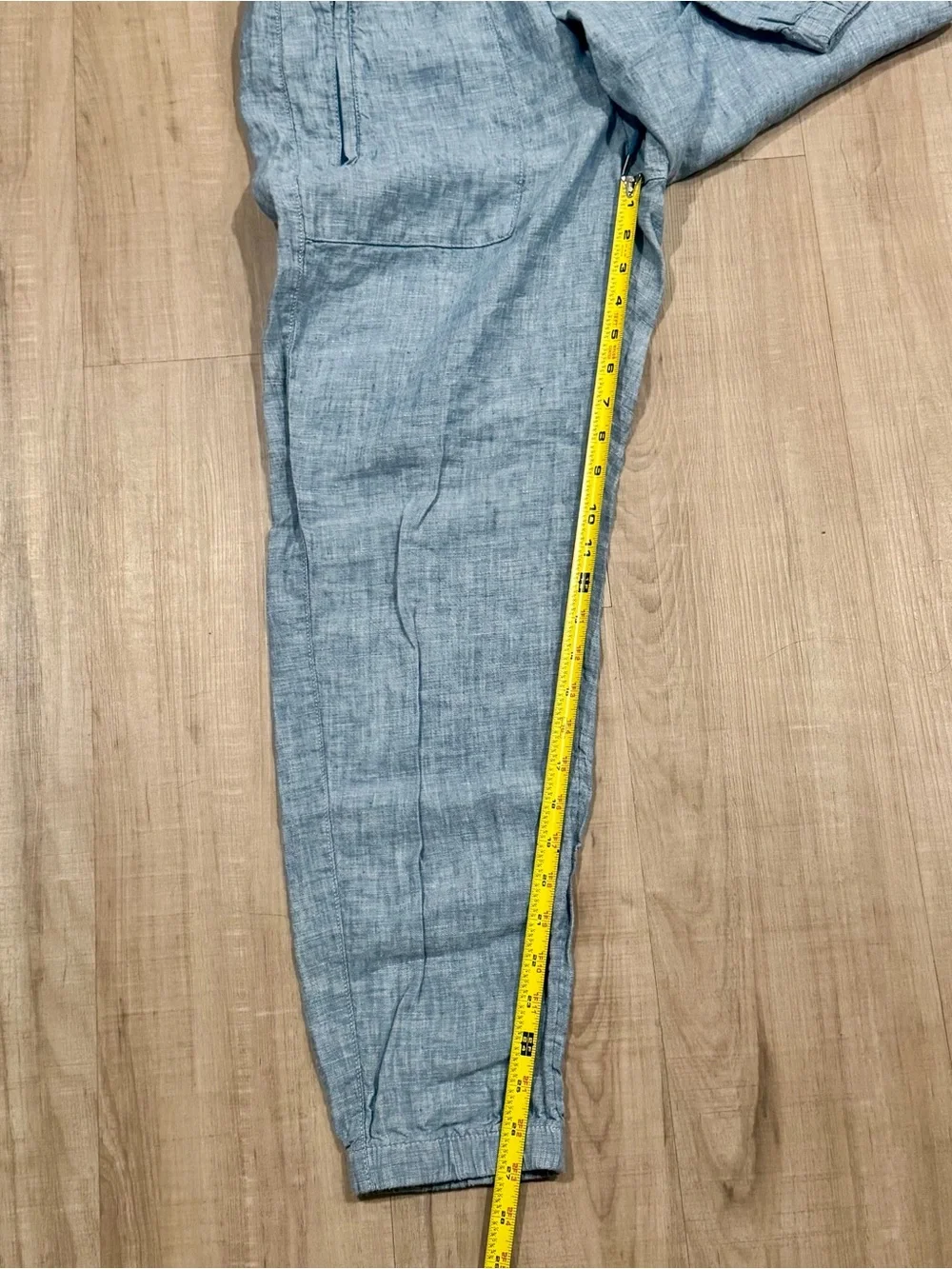 Athleta Sky Blue Elastic Waist Drawstring Joggers